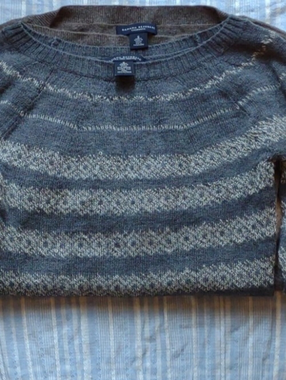 Two B-R Sweater@Cashmere +wool-Size S